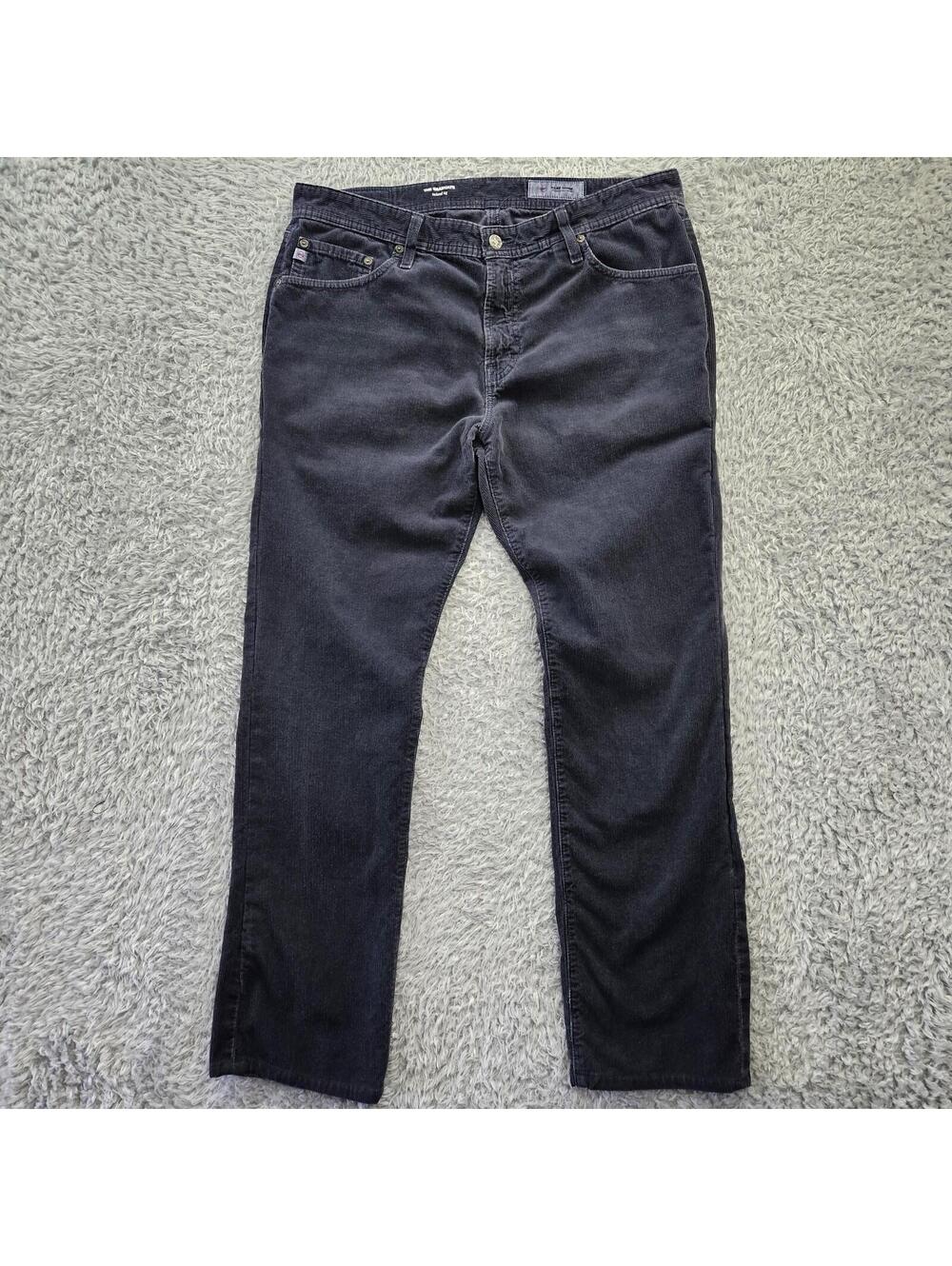 AG Adriano Goldschmied Pants 36R (Fits 37x31) The Graduate Corduroy Blue